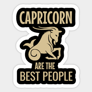 Capricorn are the best people Sticker